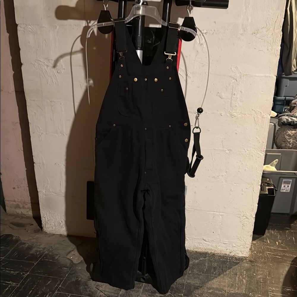 Men’s insulated Black Overalls